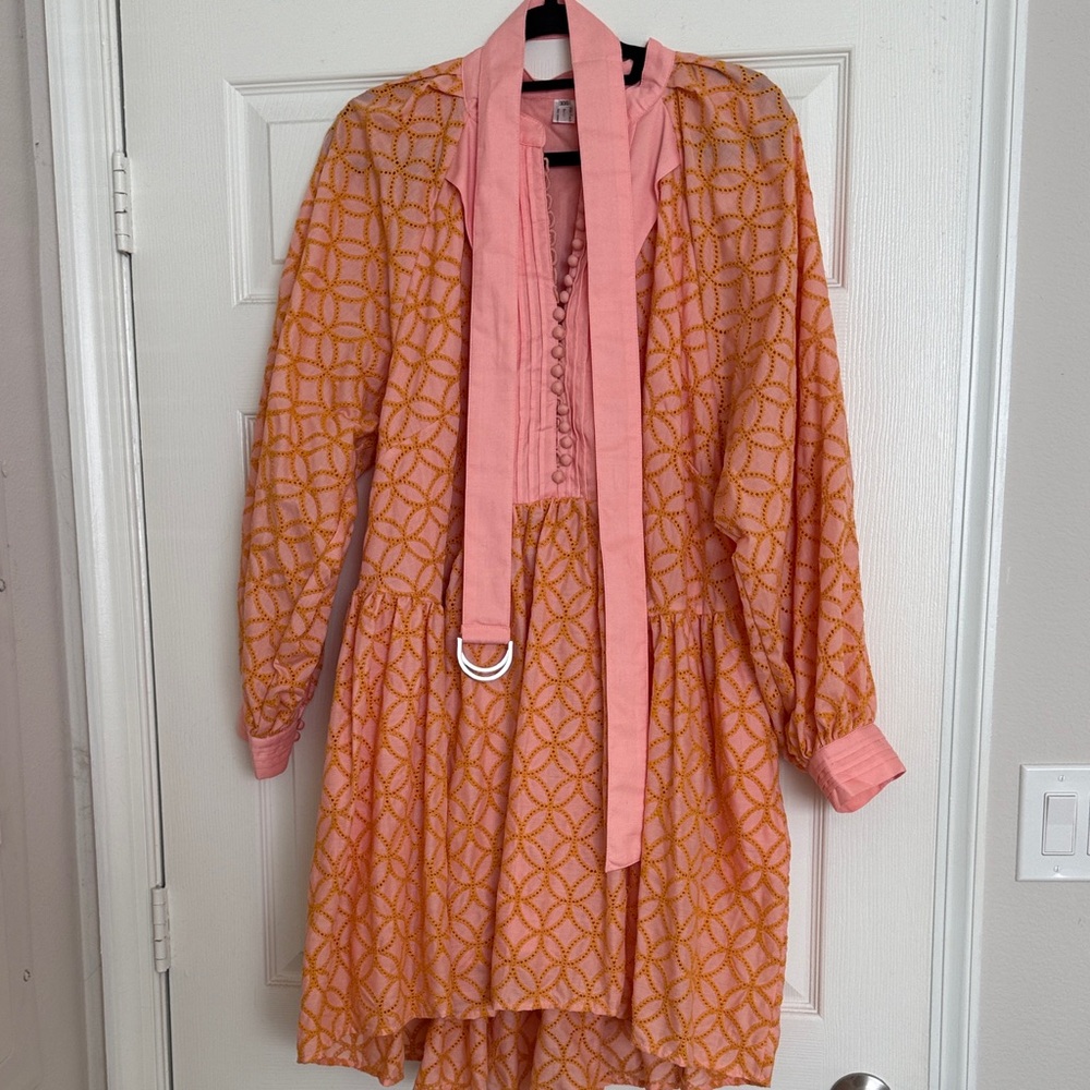 Stylish Pink and Orange Women's Jacket